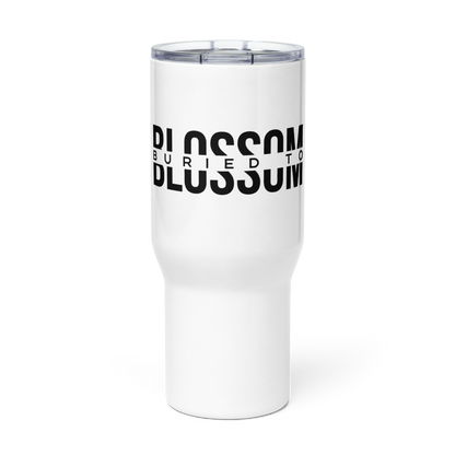 Travel mug with a handle
